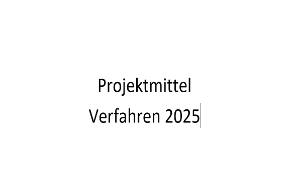 Projektmittelverfahren 2025